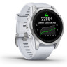 Часы GARMIN EPIX PRO (GEN 2) – STANDARD EDITION SILVER WITH WHITESTONE BAND 42 мм 010-02802-01