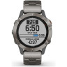 Часы GARMIN FENIX 6 SAPPHIRE TITANIUM WITH VENTED TITANIUM BRACELET 10291