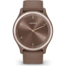 Часы GARMIN VIVOMOVE SPORT цвета кокоса, золотистый безель, с силиконовым ремешком 010-02566-02